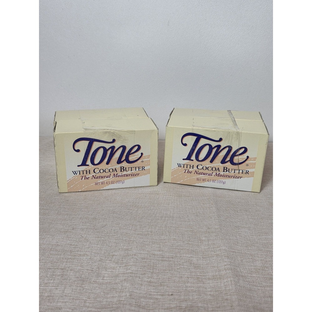 Vintage Tone Bar Soap W/Cocoa Butter 4 Bars Total Unopen original packaging